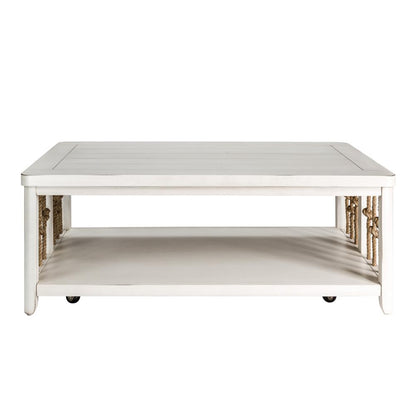 Dockside Cocktail Table in White