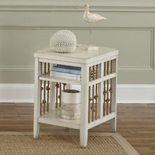 Dockside Chair Side Table in White