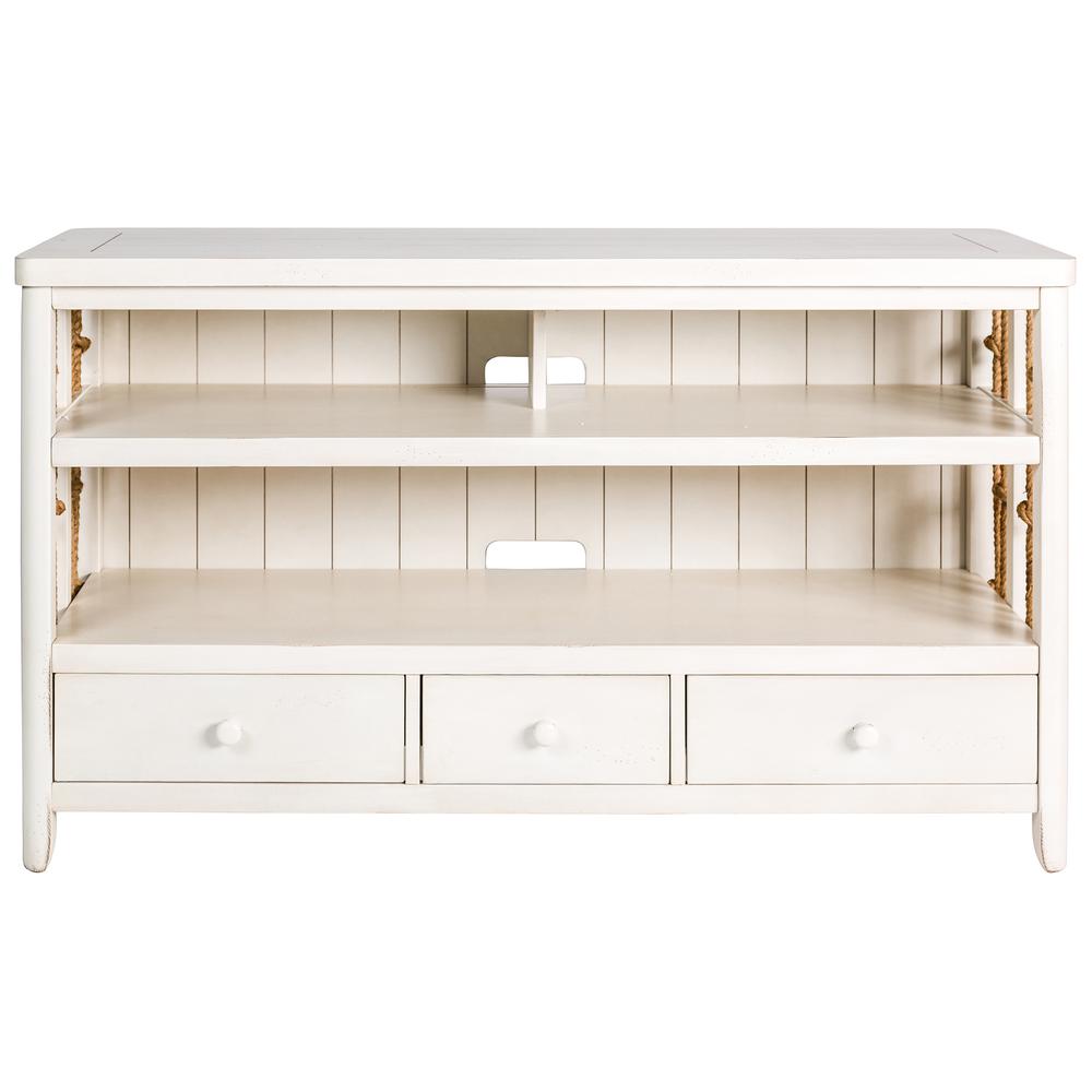 Dockside TV Console in White