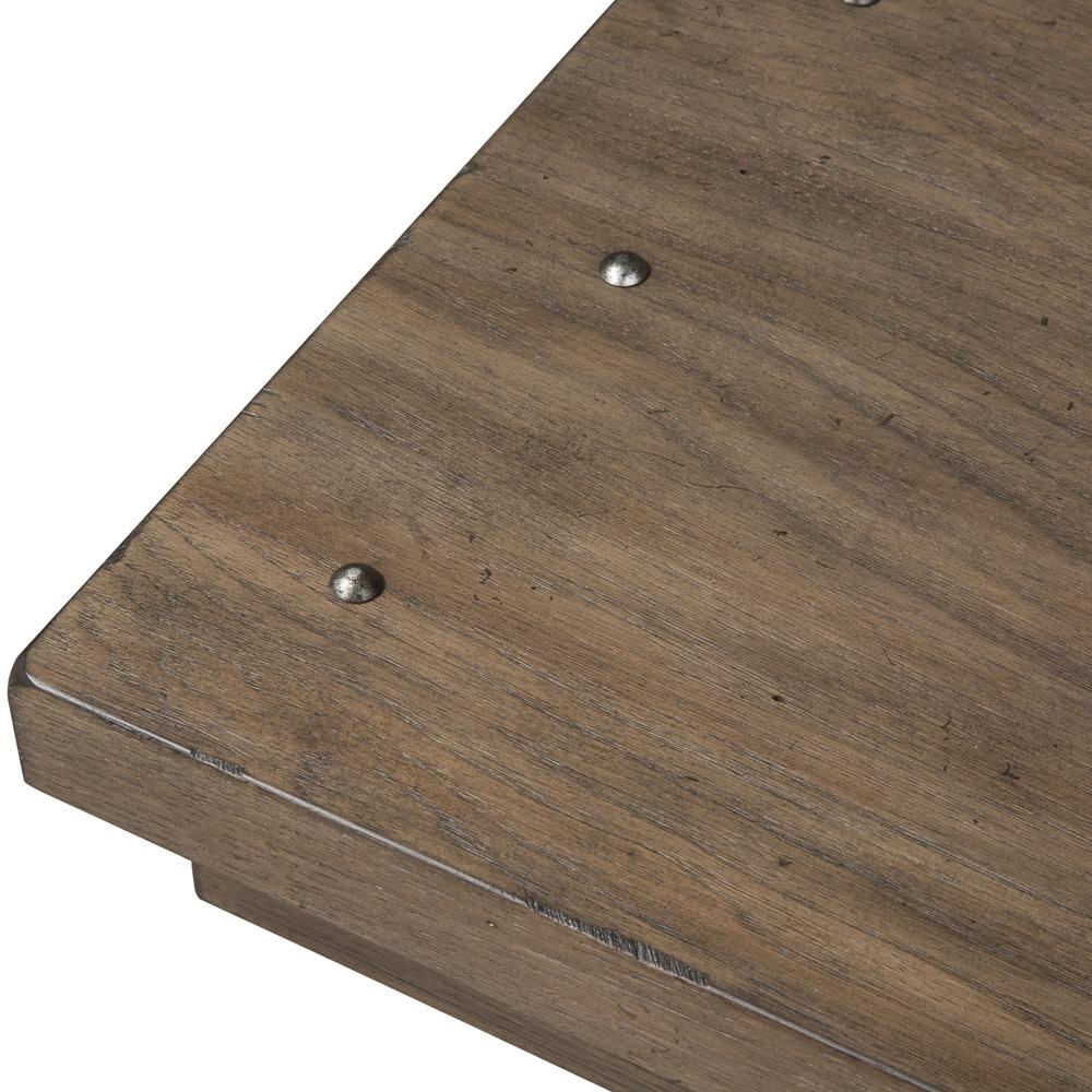 Sonoma Road Rectangular Cocktail Table in Weathered Beaten Bark