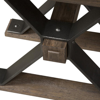 Sonoma Road Chair Side Table in Weathered Beaten Bark