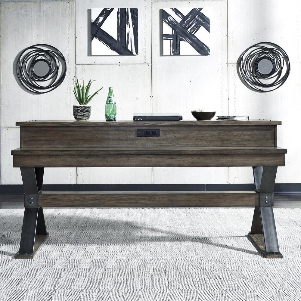 Sonoma Road Console Bar Table in Weathered Beaten Bark