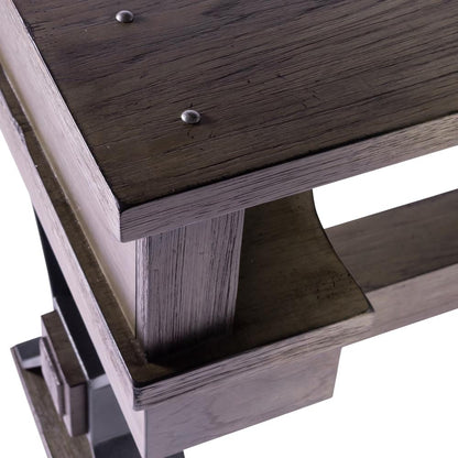 Sonoma Road Console Bar Table in Weathered Beaten Bark