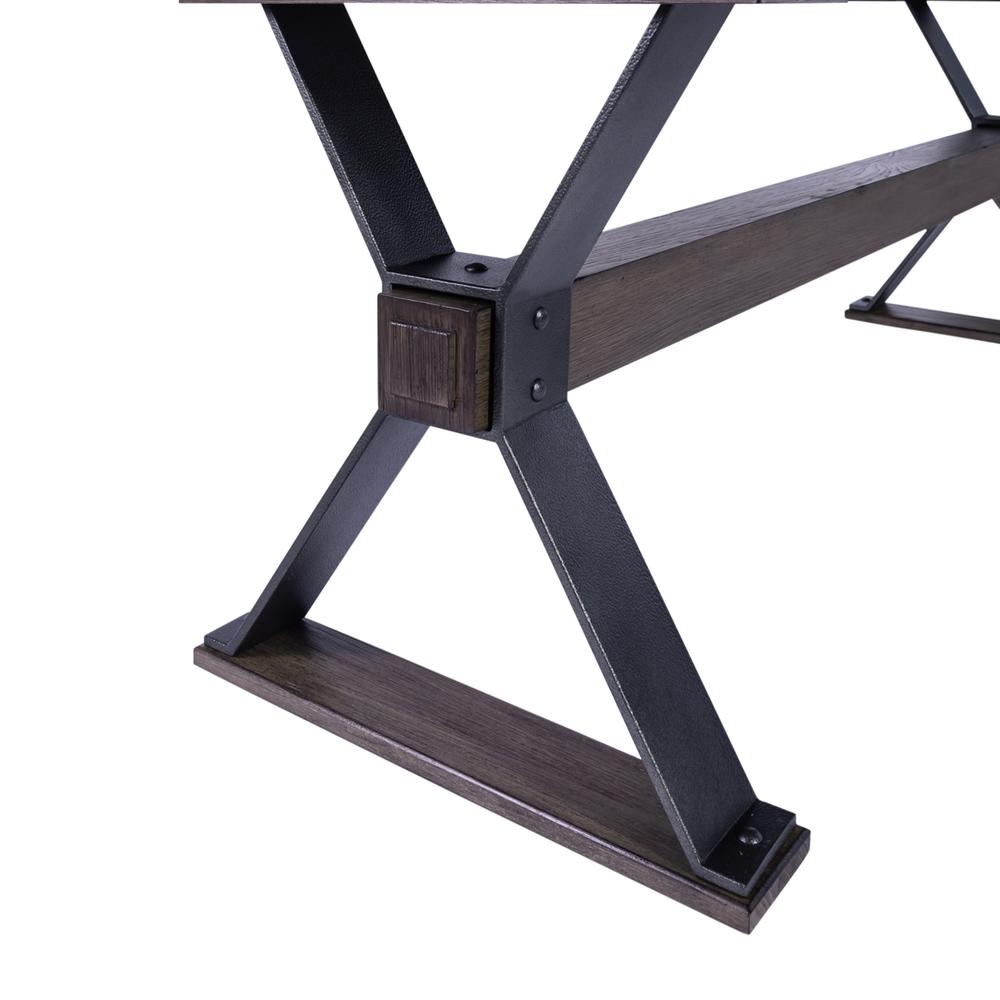 Sonoma Road Console Bar Table in Weathered Beaten Bark