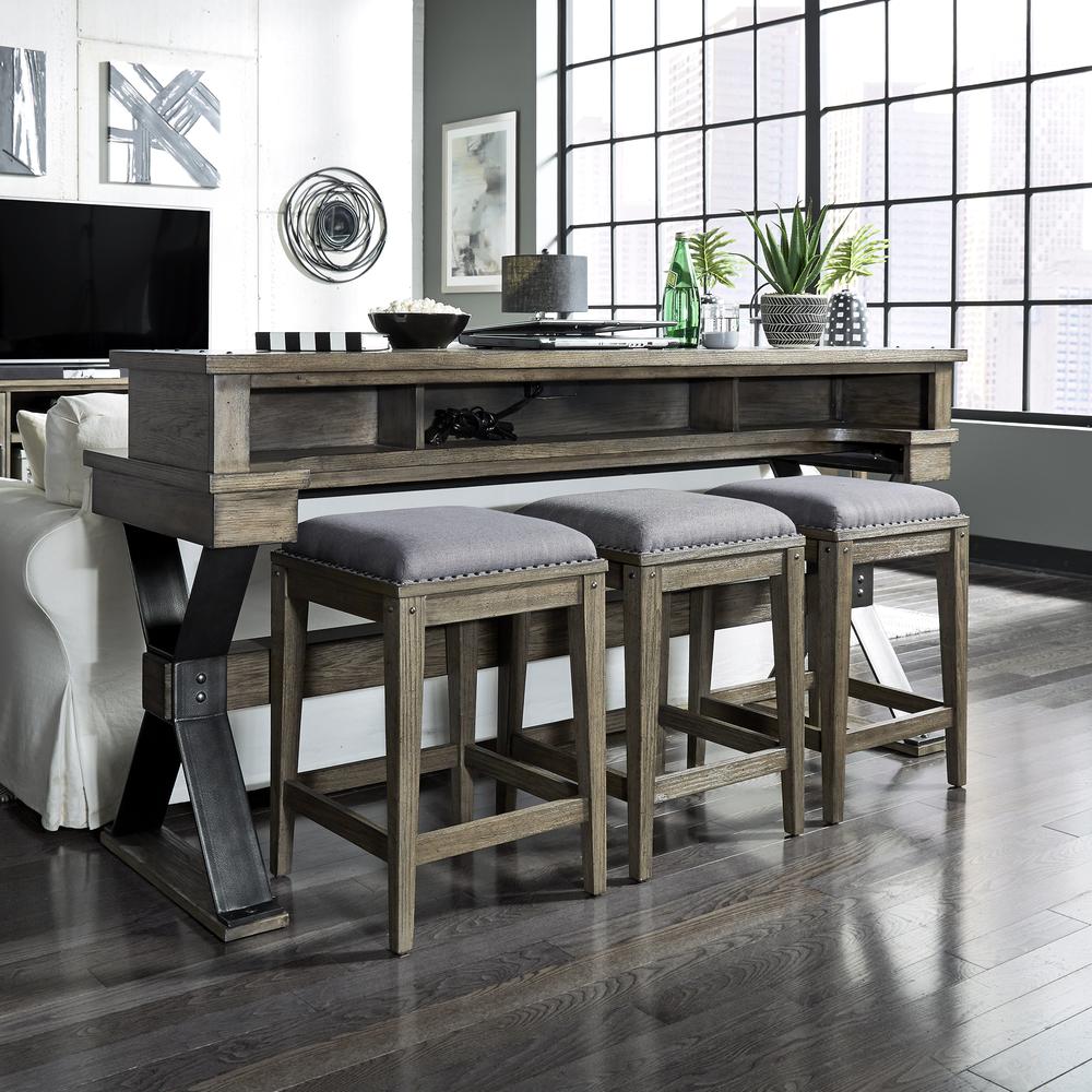 Upholstered Console Stool