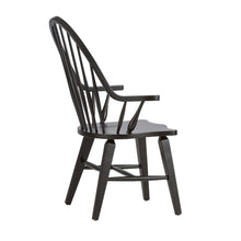 Hearthstone Ridge Windsor Back Arm Chair - Black in Tobacco