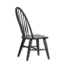Hearthstone Ridge Windsor Back Side Chair - Black-Set of 2 in Tobacco