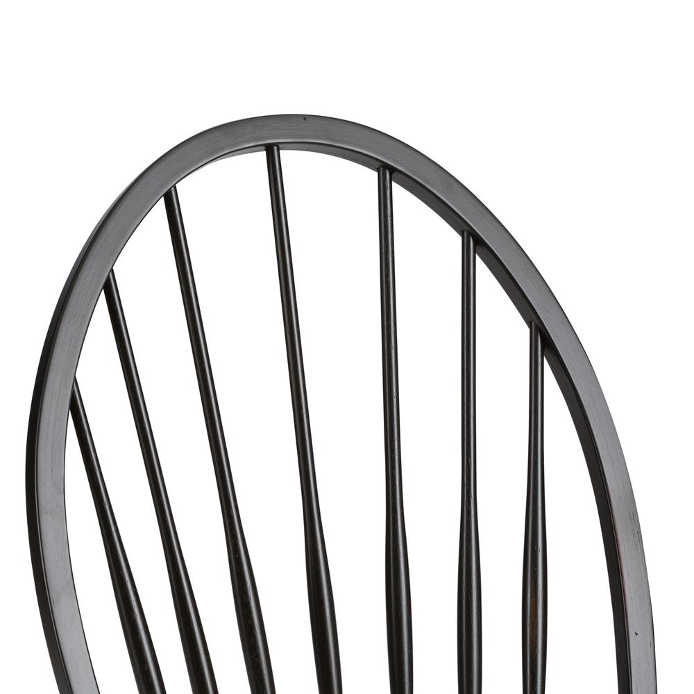 Hearthstone Ridge Windsor Back Side Chair - Black in Tobacco
