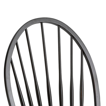 Hearthstone Ridge Windsor Back Side Chair - Black in Tobacco