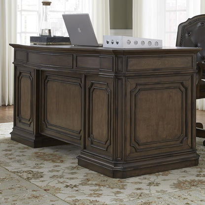 Amelia Jr Executive Desk in Antique Toffee