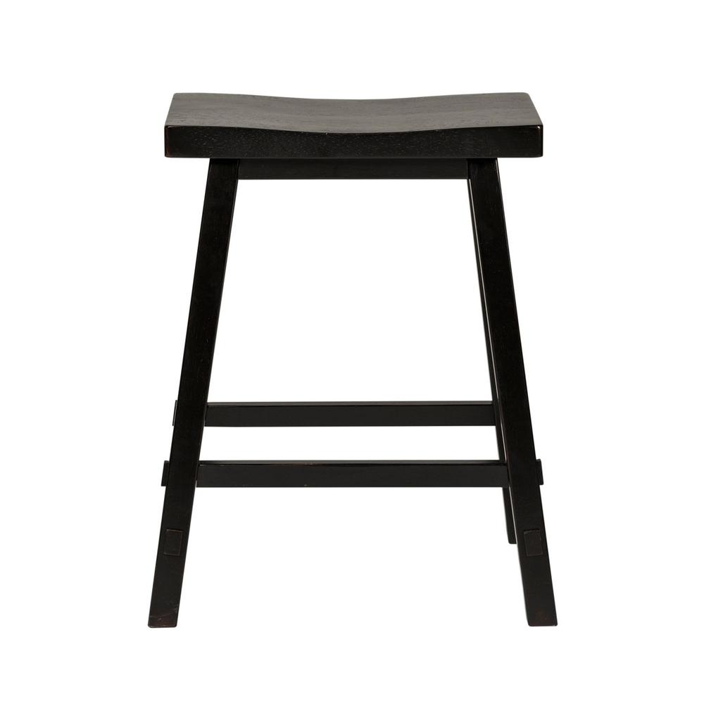 Creations 24 Inch Sawhorse Counter Stool - Black (RTA) in Various