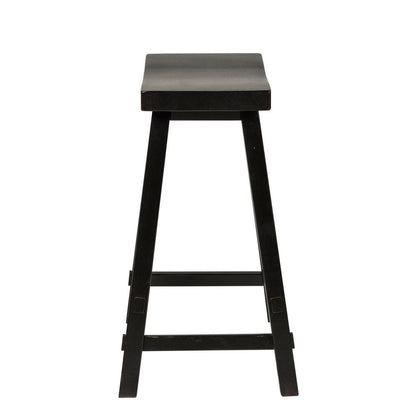 Creations 24 Inch Sawhorse Counter Stool - Black (RTA) in Various