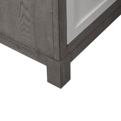 Palmetto Heights 6 Drawer Dresser in Shell White and Driftwood Finish