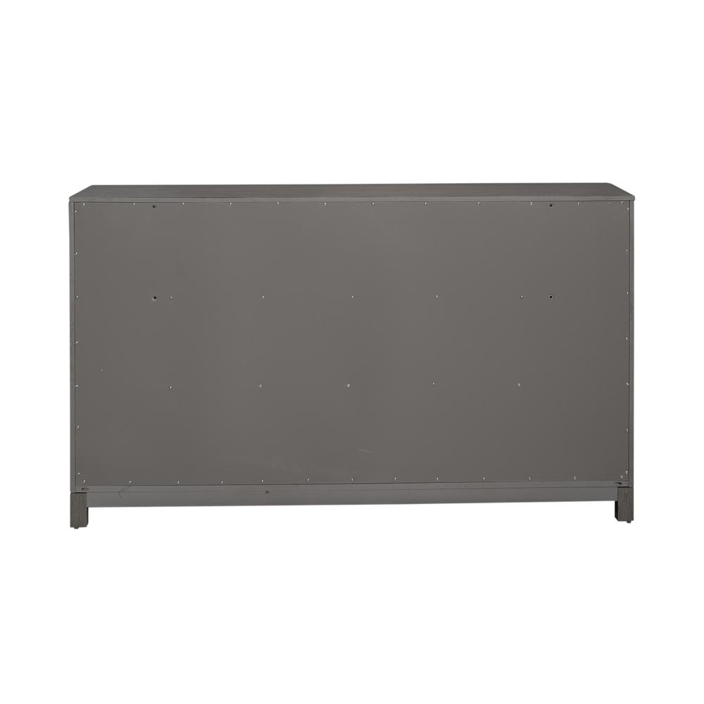 Palmetto Heights 6 Drawer Dresser in Shell White and Driftwood Finish