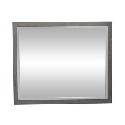 Liberty Furniture Palmetto Heights Landscape Mirror in Two-Tone Finish