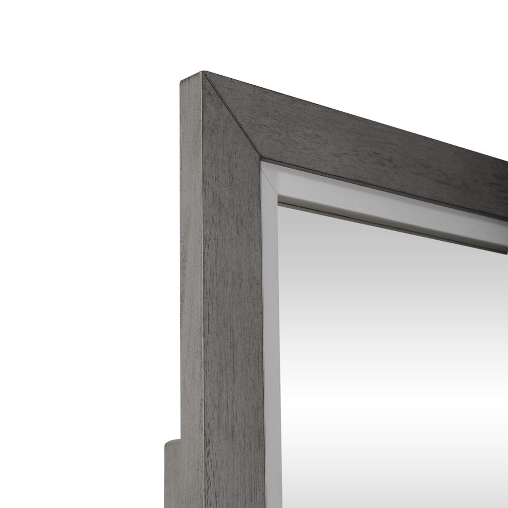 Liberty Furniture Palmetto Heights Landscape Mirror in Two-Tone Finish