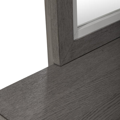 Liberty Furniture Palmetto Heights Landscape Mirror in Two-Tone Finish