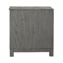 3 Drawer Chairside Table Contemporary White in Two-Tone Shell White