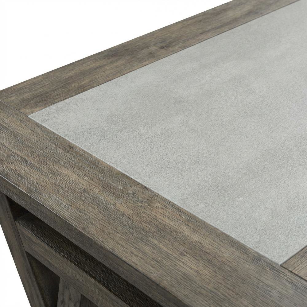 Rustic Saddle Wood Laptop Desk, Transitional Style, Solid Acacia Construction