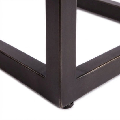 Gray Laptop Table with Solid and Manufactured Wood for Contemporary Workspaces
