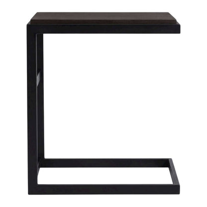 Gray Laptop Table with Solid and Manufactured Wood for Contemporary Workspaces