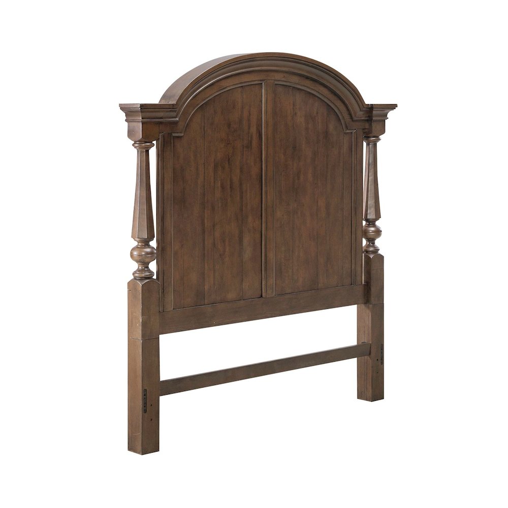 Arden Road Queen Arched Poster Bed Headboard - Satin Cherry