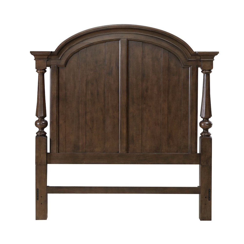 Arden Road Queen Arched Poster Bed Headboard - Satin Cherry