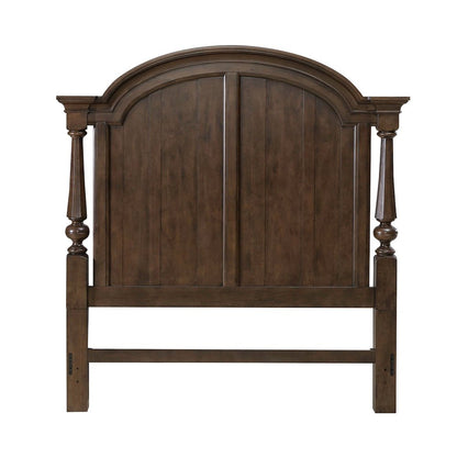 Arden Road Queen Arched Poster Bed Headboard - Satin Cherry
