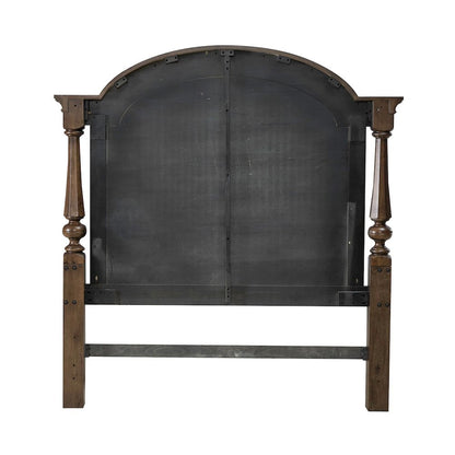 Arden Road Queen Arched Poster Bed Headboard - Satin Cherry