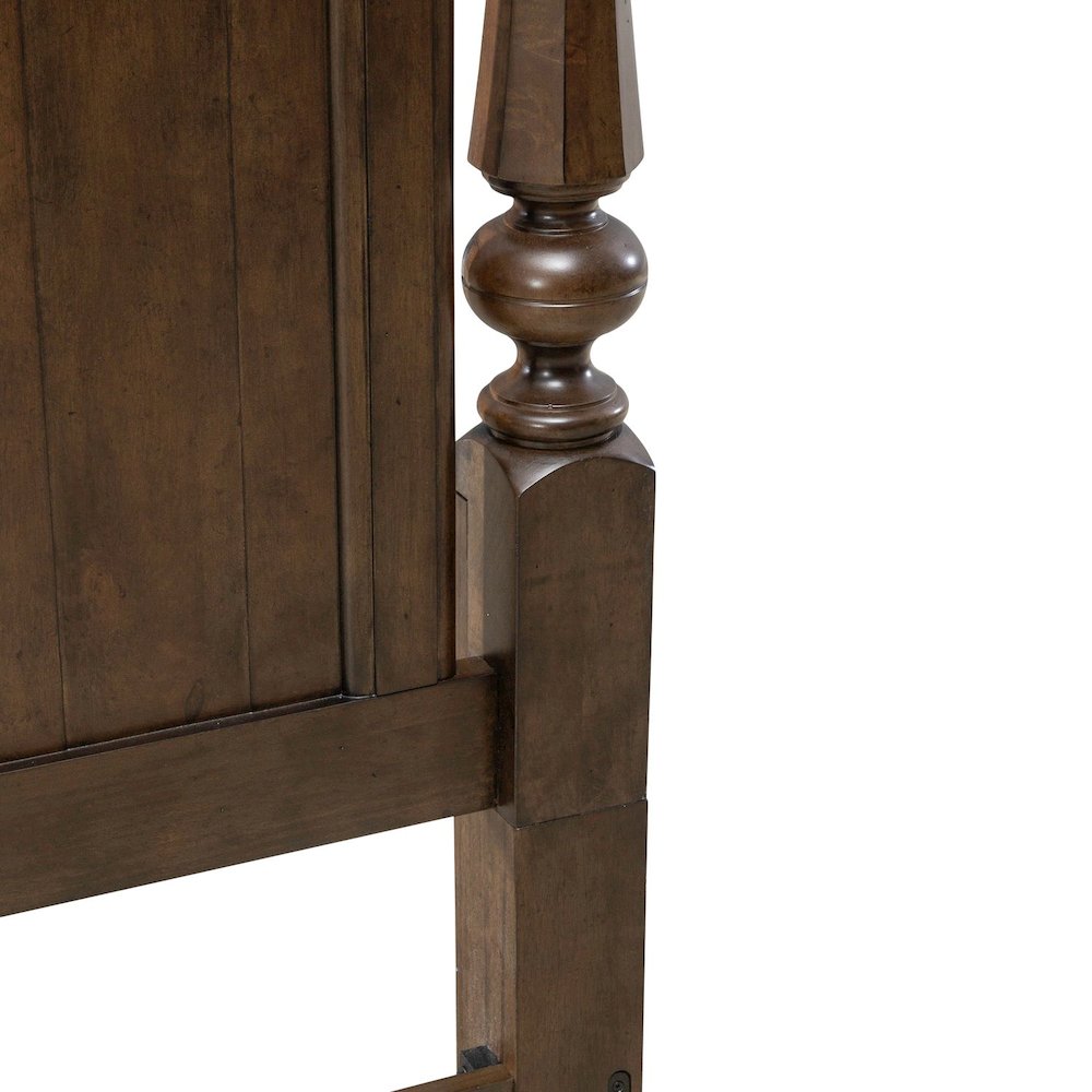 Arden Road Queen Arched Poster Bed Headboard - Satin Cherry