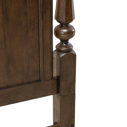 Arden Road Queen Arched Poster Bed Headboard - Satin Cherry