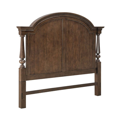 Arden Road King Arched Poster Bed Headboard - Satin Cherry