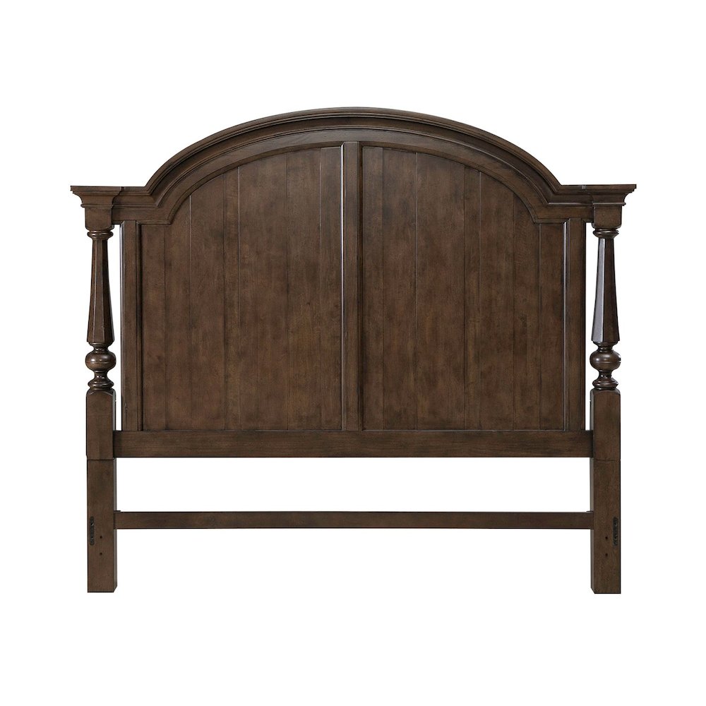 Arden Road King Arched Poster Bed Headboard - Satin Cherry