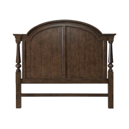 Arden Road King Arched Poster Bed Headboard - Satin Cherry