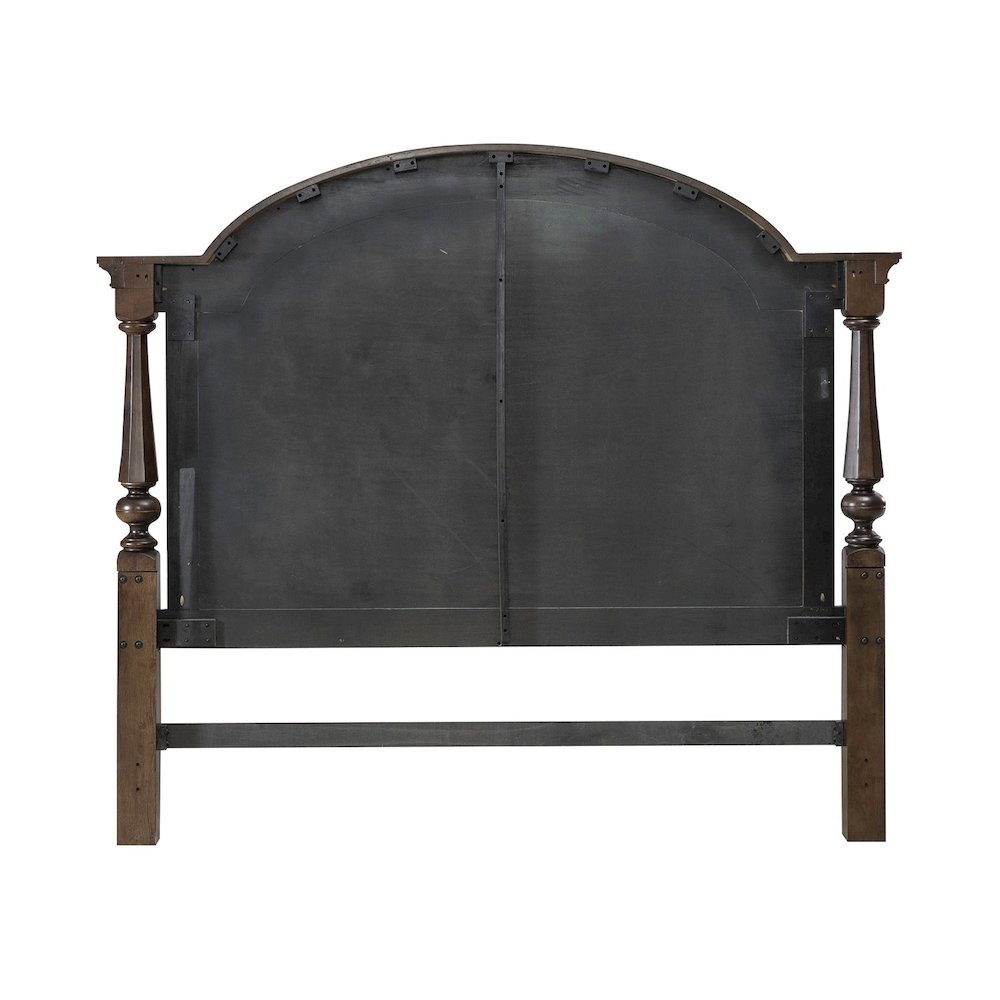 Arden Road King Arched Poster Bed Headboard - Satin Cherry