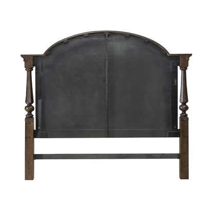Arden Road King Arched Poster Bed Headboard - Satin Cherry