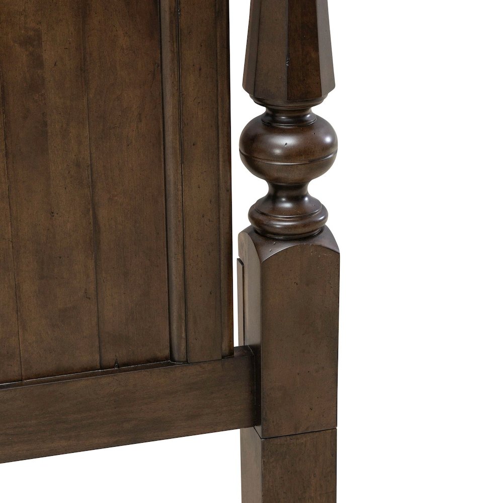 Arden Road King Arched Poster Bed Headboard - Satin Cherry