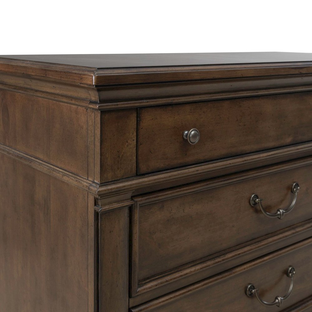 Arden Road 6 Drawer Chest for Bedroom  - Satin Cherry