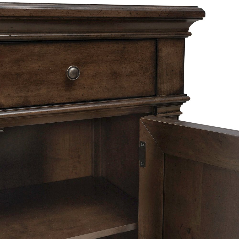 Arden Road 2 Door 10 Drawer Chest for Bedroom - Satin Cherry