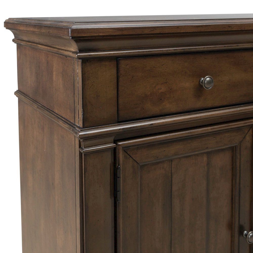 Arden Road 2 Door 10 Drawer Chest for Bedroom - Satin Cherry