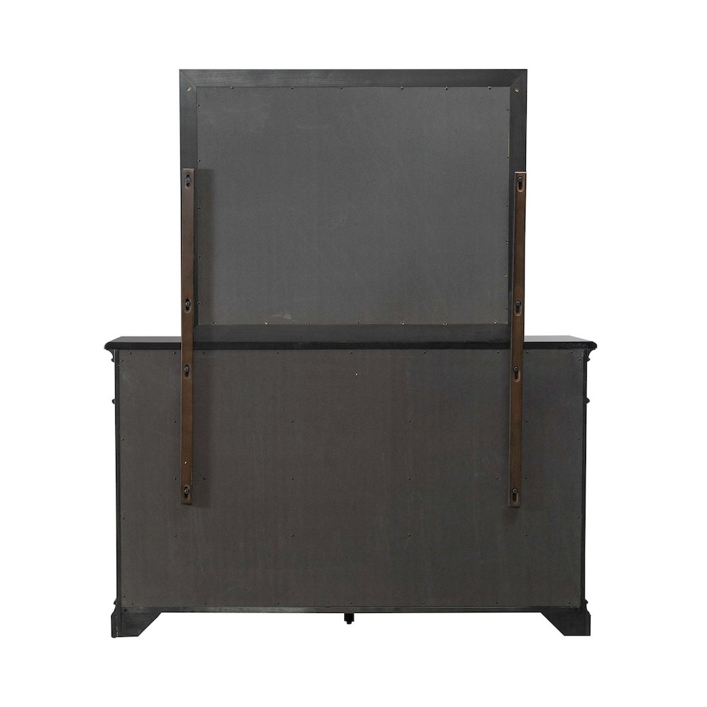 Arden Road Dresser & Mirror Bedroom Set - Satin Cherry