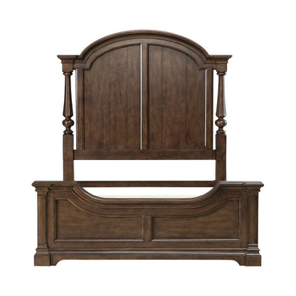 Arden Road Queen Poster Bed Frame - Satin Cherry