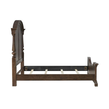 Arden Road Queen Poster Bed Frame - Satin Cherry