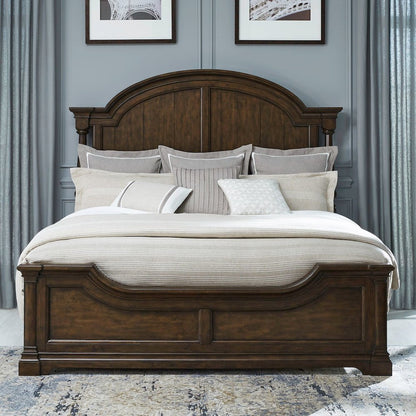 Arden Road Queen Poster Bed Frame - Satin Cherry