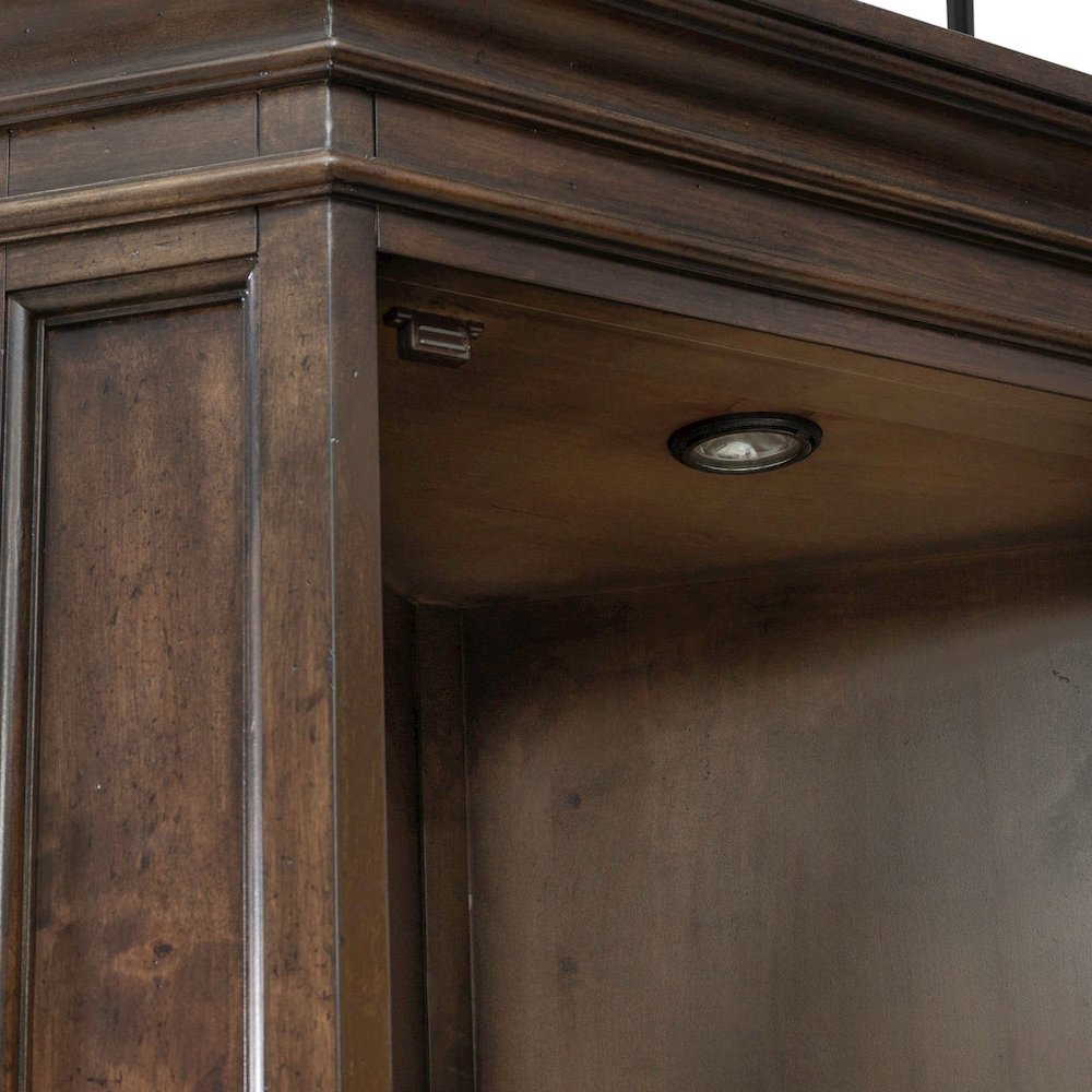 Arden Road Dining Room Corner Cabinet Display - Satin Cherry