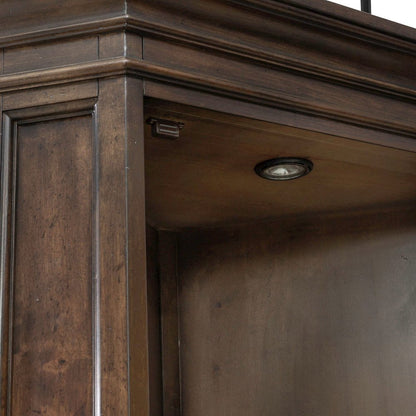 Arden Road Dining Room Corner Cabinet Display - Satin Cherry
