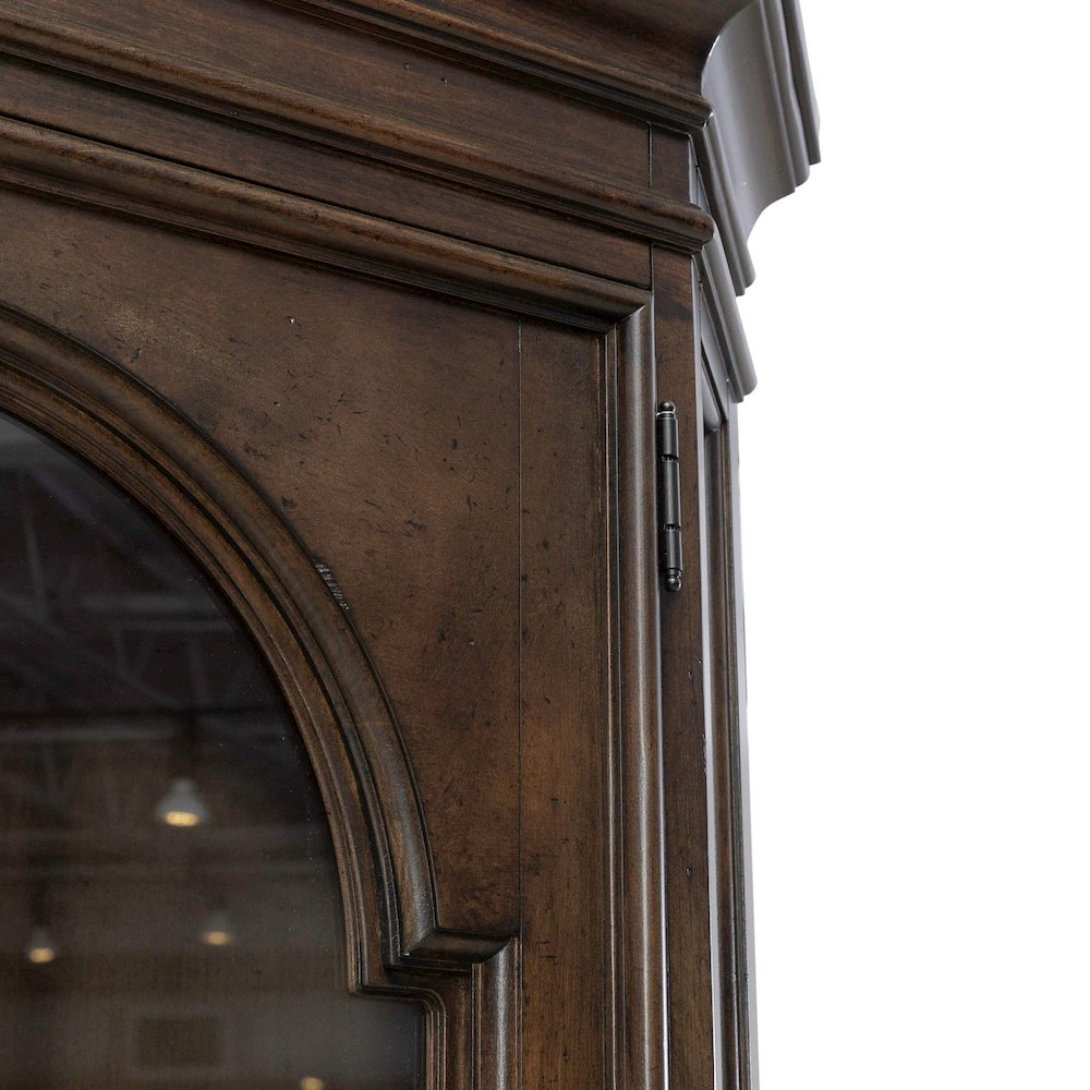 Arden Road Dining Room Corner Cabinet Display - Satin Cherry