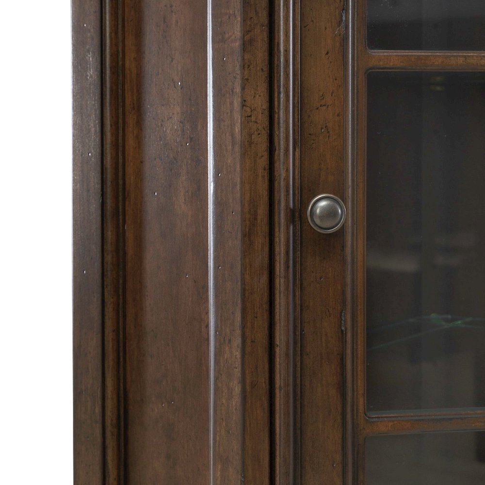 Arden Road Dining Room Corner Cabinet Display - Satin Cherry