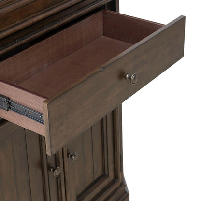 Arden Road Dining Room Corner Cabinet Display - Satin Cherry