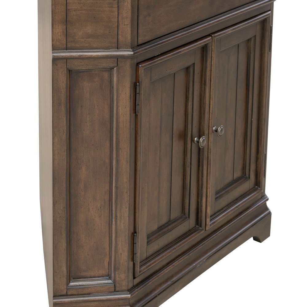 Arden Road Dining Room Corner Cabinet Display - Satin Cherry